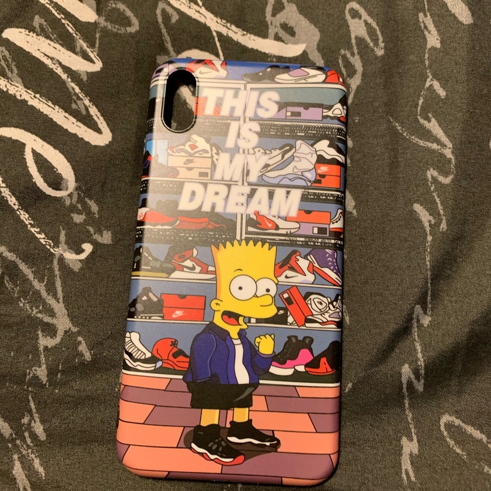 Bart Simpson iPhone XS Max phone case